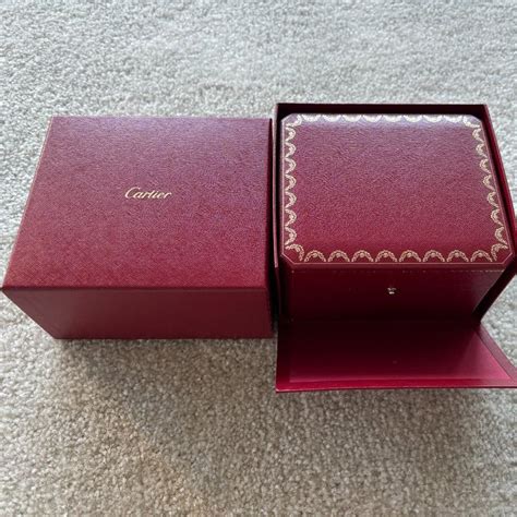 cartier box red|authentic cartier watch box.